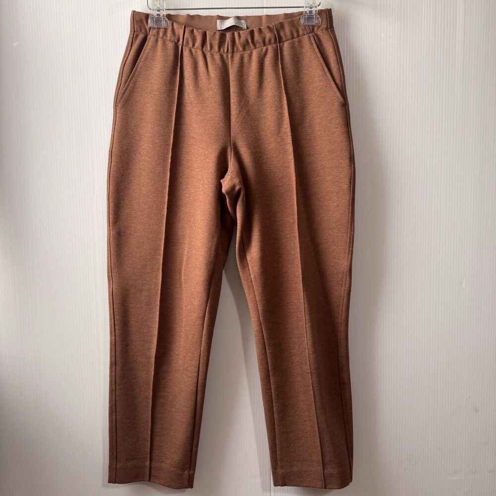 Everlane Womens The Dream Pant Knit Elastic Waist Pull On Brown Size M